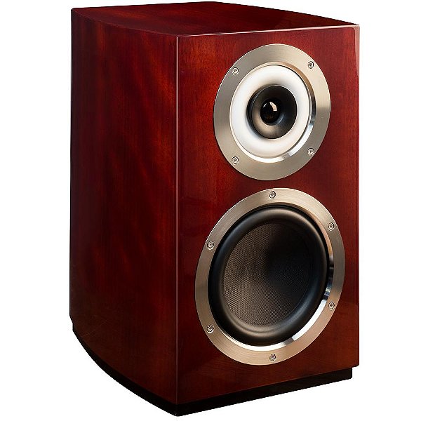 Cabasse Murano Caixa Acústica Bookshelf Driver BC13 Coaxial 150W 8 Ohms Mahogany Unidade