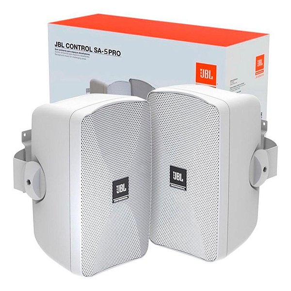 JBL Professional Control SA5-Pro Par de Caixas Acústicas  Passiva Outdoor Bass Reflex 5,25" Pol 80W Branco