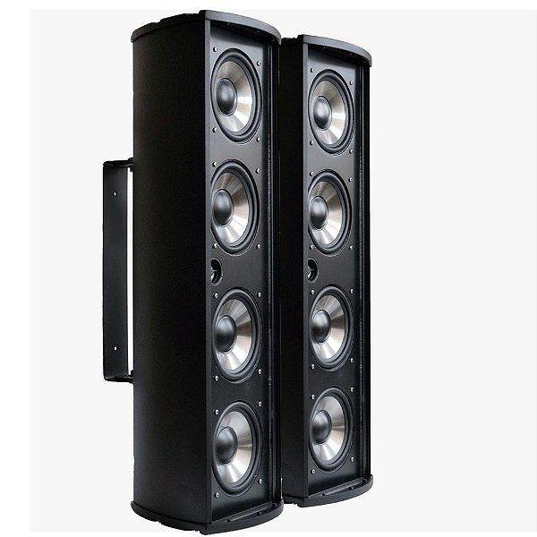 Par Caixa Acústica Coluna Loud Audio AL5-180 Outdoor All Weather 180W 8 Ohms