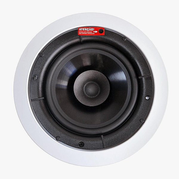 Caixa de Som Embutir Loud Audio RCS 30 PA 6 Polegadas 30W 8 Ohms Full Range ABS Branca