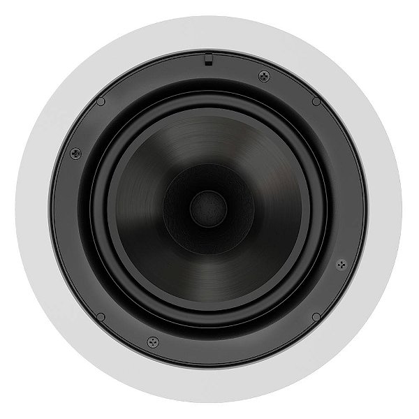 Caixa de Som Embutir Loud Audio RCS8 PA 8 Polegadas 30W 8 Ohms Redonda Branca