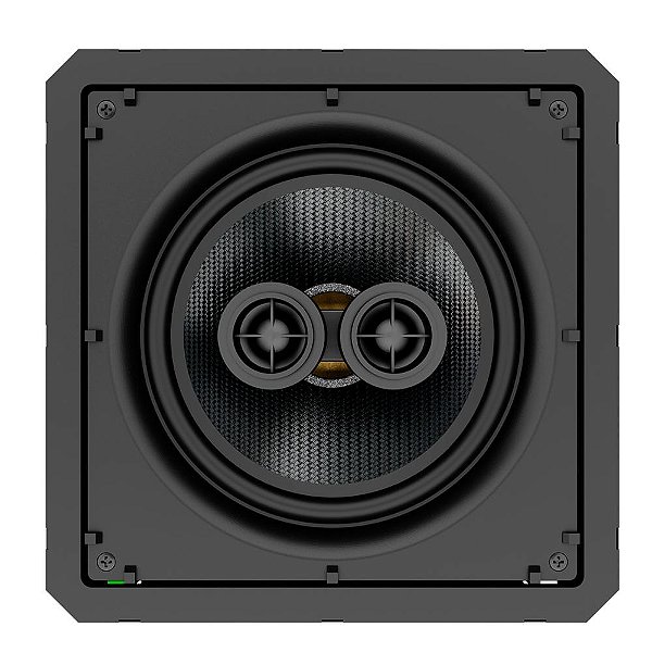 Caixa Acústica de Embutir Loud SQ8 120 Estéreo 8 Polegadas 120W Kevlar Preta