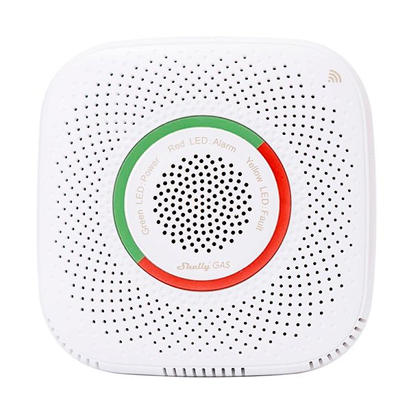 Shelly Sensor Detector de Gás Natural Comprimido GNV Inteligente Operado por Wi-Fi Gas GNC Bivolt