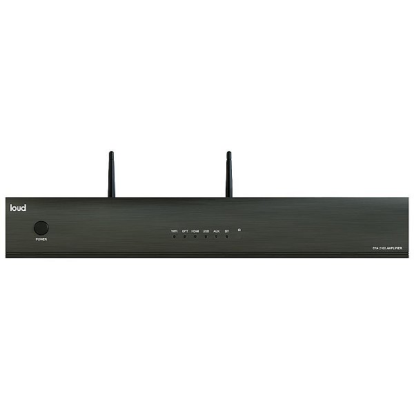 Amplificador Estéreo Loud STA 2150 Streaming 300W RMS Wiim Home Bluetooth HDMI ARC