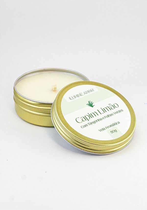 Vela Aromática 50g | Capim Limão