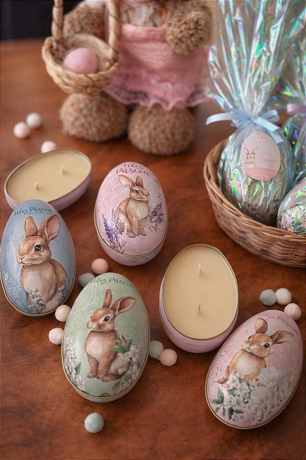 Vela Ovo de Páscoa | Presente de Páscoa | Mesa Posta Páscoa