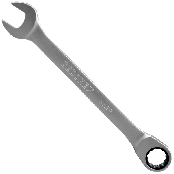 Chave Combinada Plana Com Catraca - 9R-8MM - GEDORE