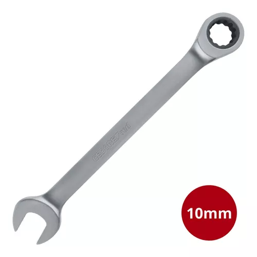 Chave Combinada Plana Com Catraca - 9R-10MM - GEDORE