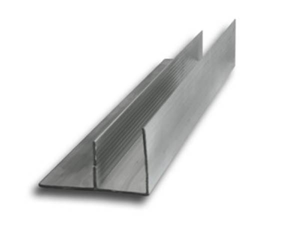 Perfil F 20mm de Alumínio (barra com 3m) MPU - PRD00110 - ROCKTEC