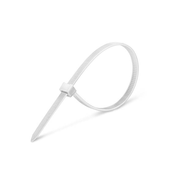 Abraçadeira Nylon PA66 PEQ Branca 2,5X100 P20 - ELGIN - 46AB25100020