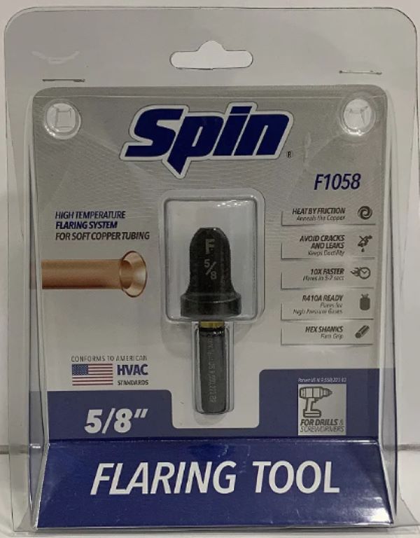 Flangeador 5/8 HEX (F1058) - Blister - SPIN - 71052205