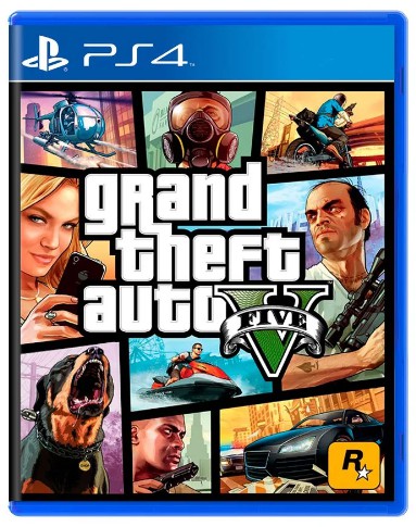 Jogo Grand Theft Auto V (GTA 5) - PS4 (Seminovo)