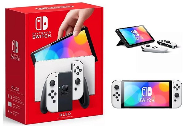 Console Nintendo Switch Oled 1TB - DESBLOQUEADO (Seminovo)
