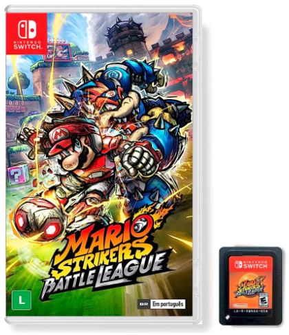 Jogo Mario Strikers Battle League Nintendo Switch Mídia Física (Seminovo)