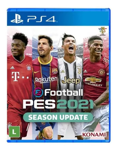 eFootball PES 2021 - Edição Padrão - Ps4 (seminovo)