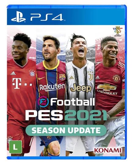 eFootball PES 2021 - Edição Padrão - Ps4 (seminovo)