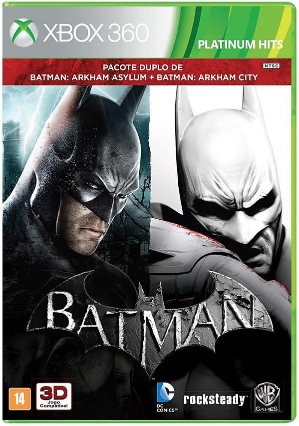 Batman Arkham Asylum + City - Xbox 360 (Seminovo)