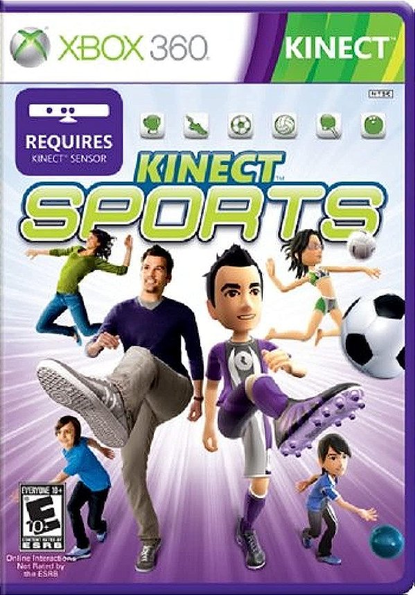 Kinect Sports – Xbox 360 (Seminovo)