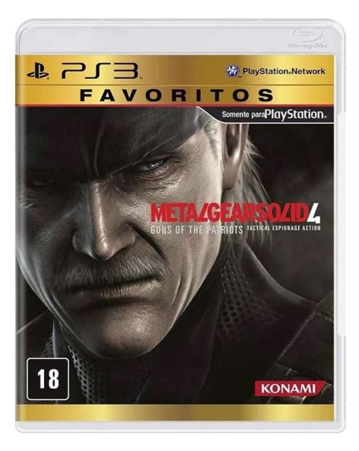 Metal Gear Solid 4: Guns of the Patriots – Ps3 (Seminovo)