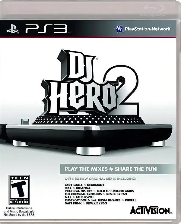 DJ Hero 2 – PlayStation 3 (Seminovo)
