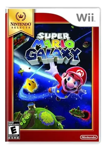 Super Mario Galaxy Selects – Nintendo Wii com Luva (Seminovo)