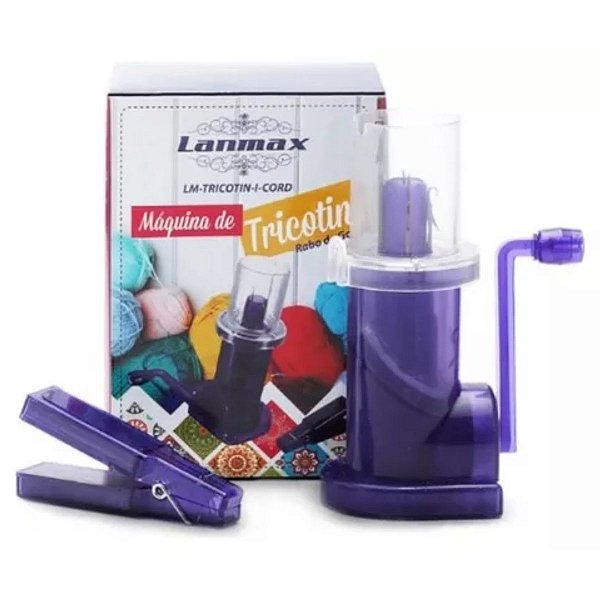 Máquina De Tricô Tricotin Rabo De Gato Tear Manivela Desenho