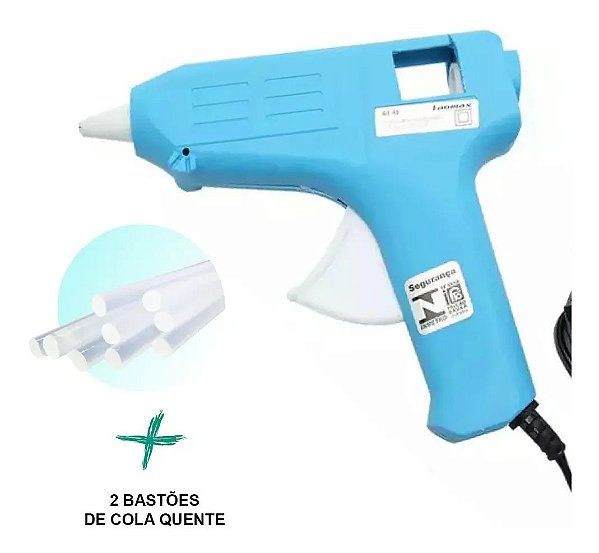 Pistola De Cola Quente Bivolt Profissional Artesanato