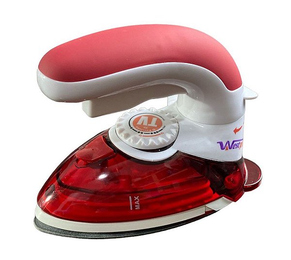 Mini Ferro de Passar Vapor Steamer Viagem Patchwork Bivolt