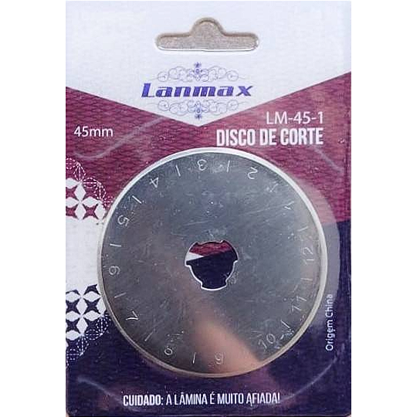 Kit 4 Lâminas Disco Refil Cortador Circular 45mm Patchwork