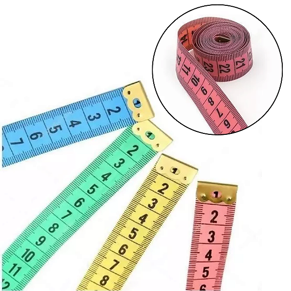 Kit 2 Fitas Métricas Costureira Colorida Alfaiate Artesanato