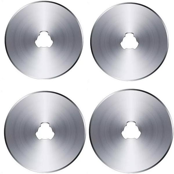 Kit 4 Lâminas Disco Refil Cortador Circular 28mm Patchwork