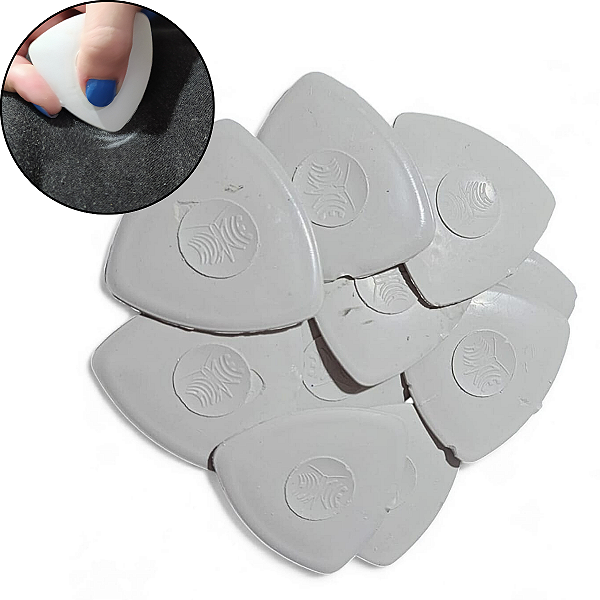 Giz Marcar Tecido Branco Triângulo Confecção Alfaiate 5 Unid