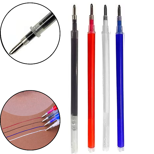 Kit 4 Refis Caneta Fantasminha Mágica Apaga C/ Calor Sortida