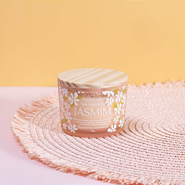 Vela Aromática Jasmim 100g