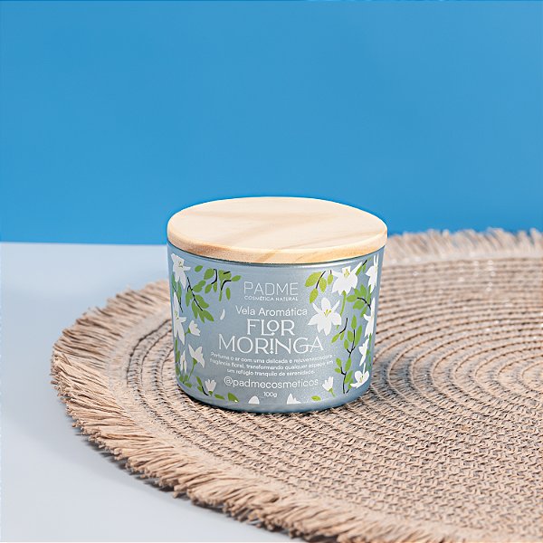 Vela Aromática Flor de Moringa 100g