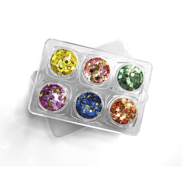 Decoração Para Unhas Encapsuladas - Kit com 6 Unidades