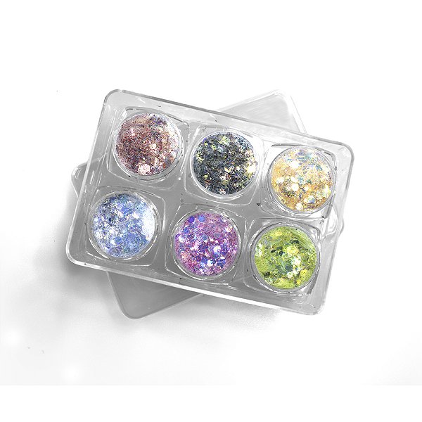 Decoração Para Unhas Encapsuladas - Kit com 6 Unidades