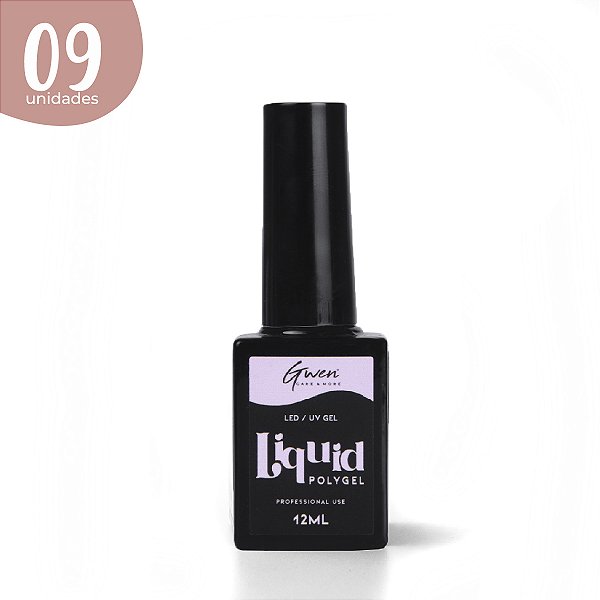 Liquid Polygel Gwen - Kit com 9 Unidades