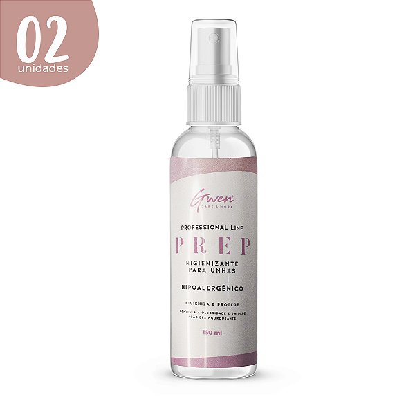 Prep Spray Higienizante Gwen - Kit com 2 Unidades