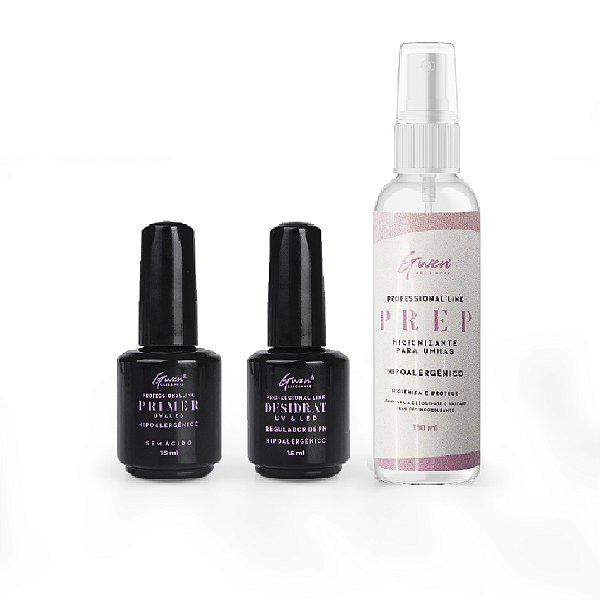 Kit Preparadores - Prep, Desidrat e Primer