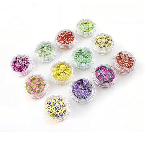 Kit de Decoração Para Unhas Encapsuladas Frutinhas Gwen