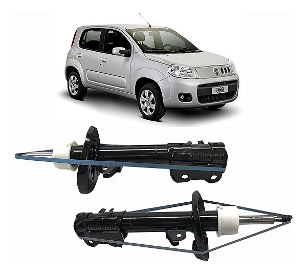 Par Amortecedor Dianteiro Novo Uno 2011 2012 2013 Original 51849544 51849546