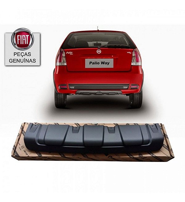 Moldura Inferior Parachoque Traseiro Palio Way - Original 100220163