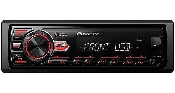Rádio Automotivo Pioneer Mvh-98ub Usb Auxiliar Frontal Rca