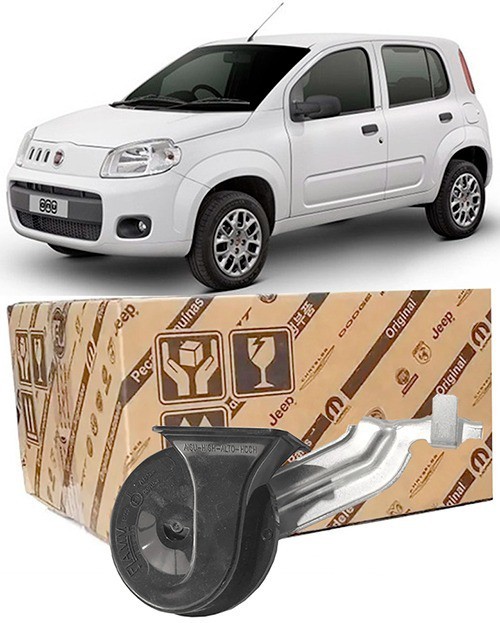 Buzina Caracol Original Fiat Uno Novo Após 2010 - 51959323