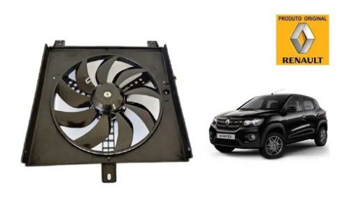 Kit Ventoinha Eletroventilador Com Ar Kwid 2018 2019 2020