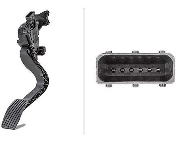 Pedal acelerador eletronico Fiat Mobi Argo Cronos Original 52041163