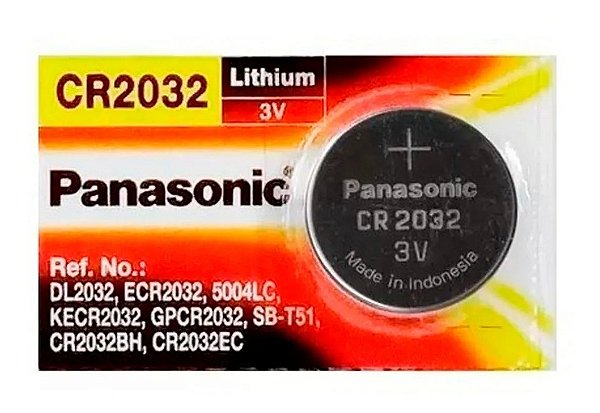 Bateria Panasonic CR 2032 3v Lithium