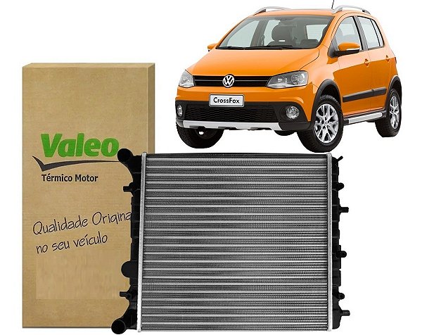 Radiador valeo Crossfox 1.6 2007 2008 com ar condicionado