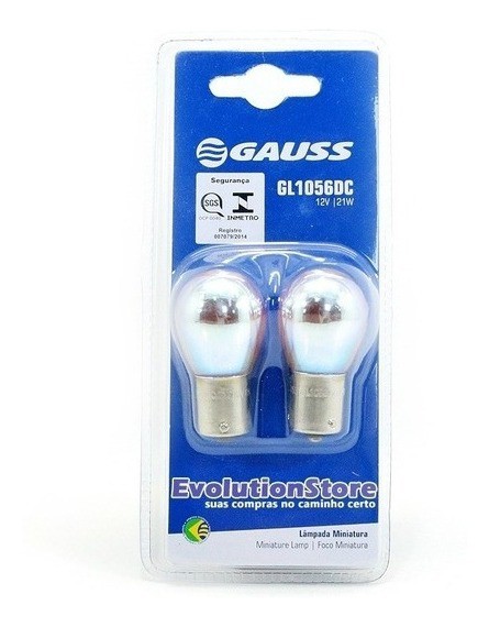 Lâmpadas Gauss Silver para piscas setas Py21w âmbar